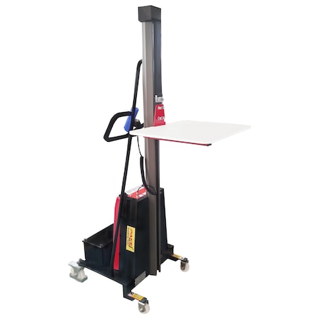 Pake Handling Tools Powered Counterbalanced Platform Lift Trucks, 330 lbs Cap. 59'' Lift Height PAKEC1515